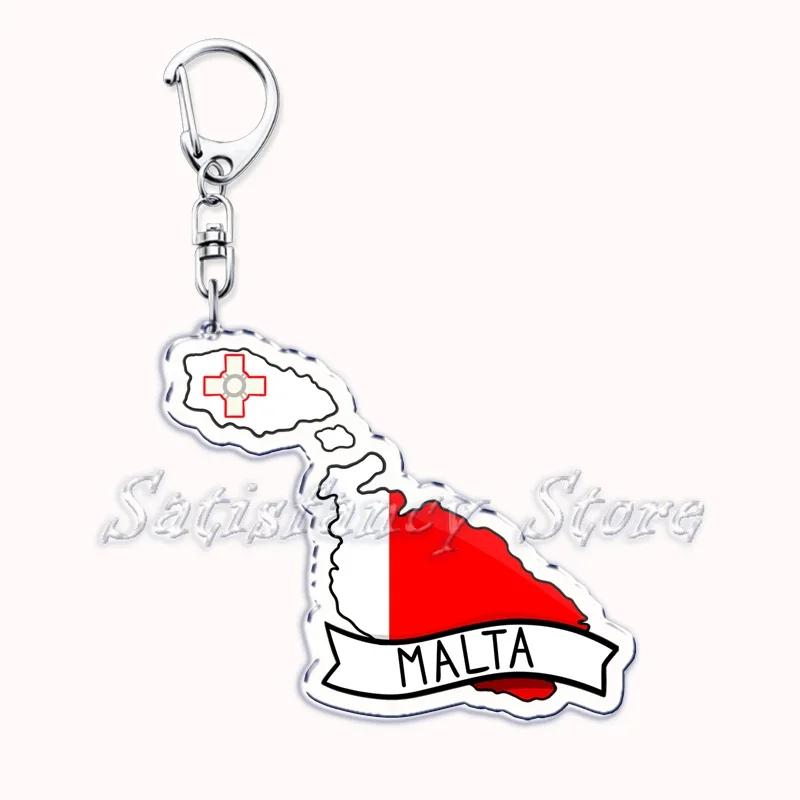 France Scotland Country Maps with Name Acrylic Keychains Keyring for Accessories Bag Pendant Key Chain Ring Jewelry Friend Gifts