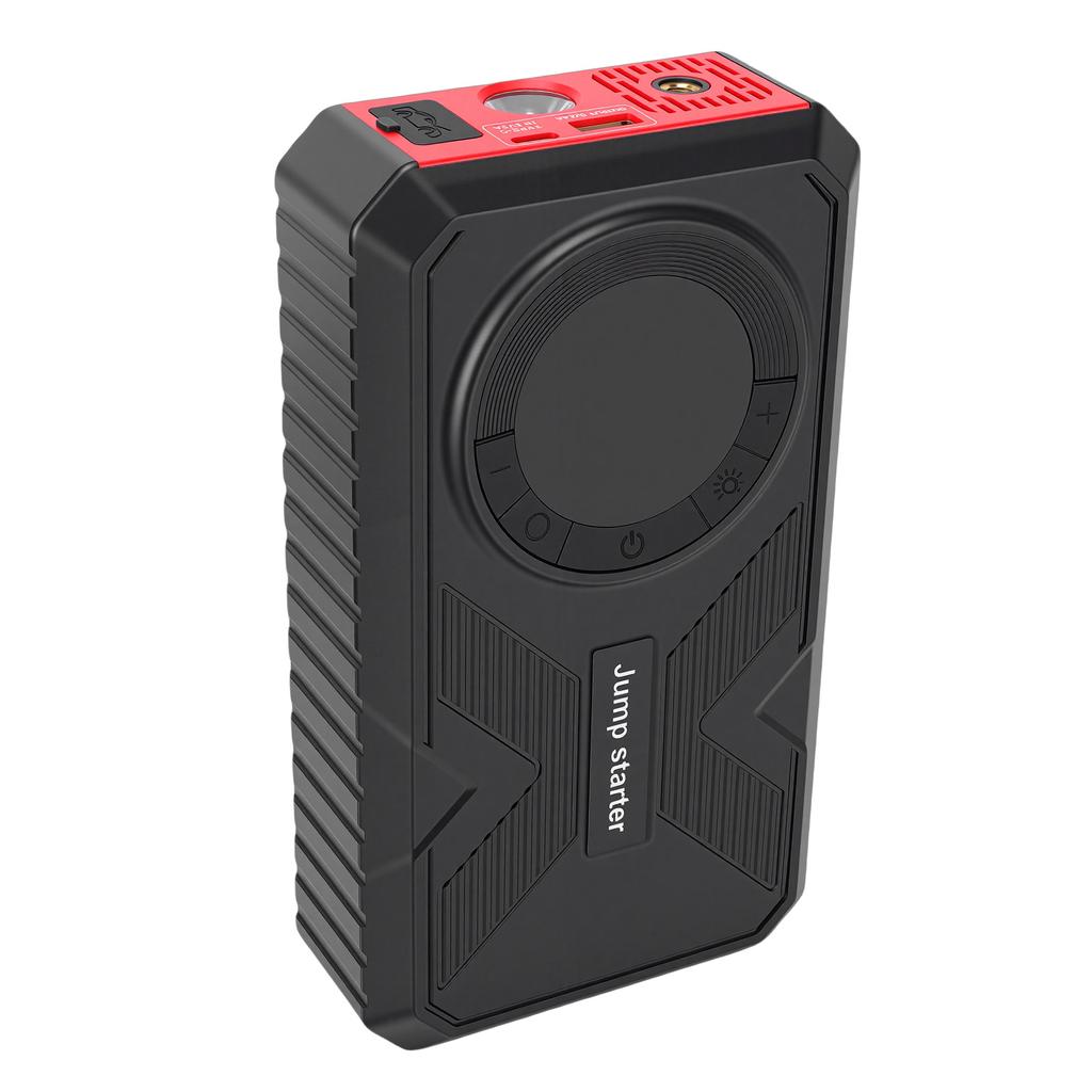 Jump Starter 2000A Car Emergency Starting Power Supply 150PSI Tire Inflator Portable Compressor with LED Light for