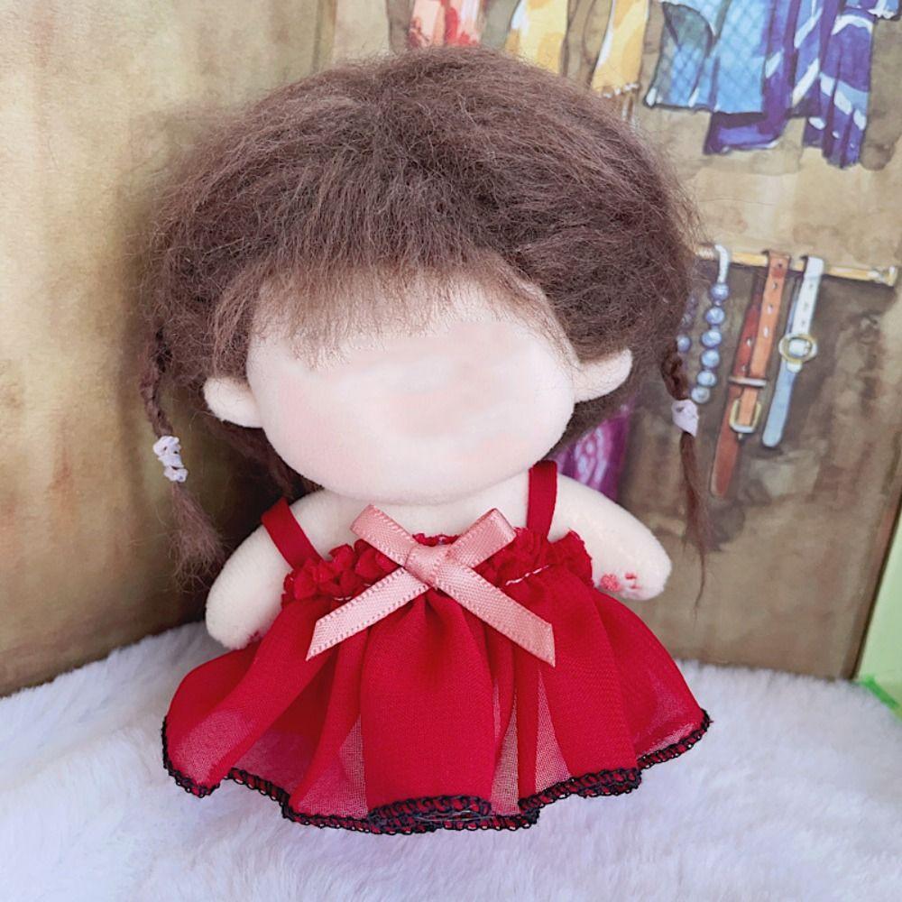 With Black Trim 12BJD Dolls Accessories Lace Cloth 10CM Doll Clothes Toy Outfit   Kids Girls Toys