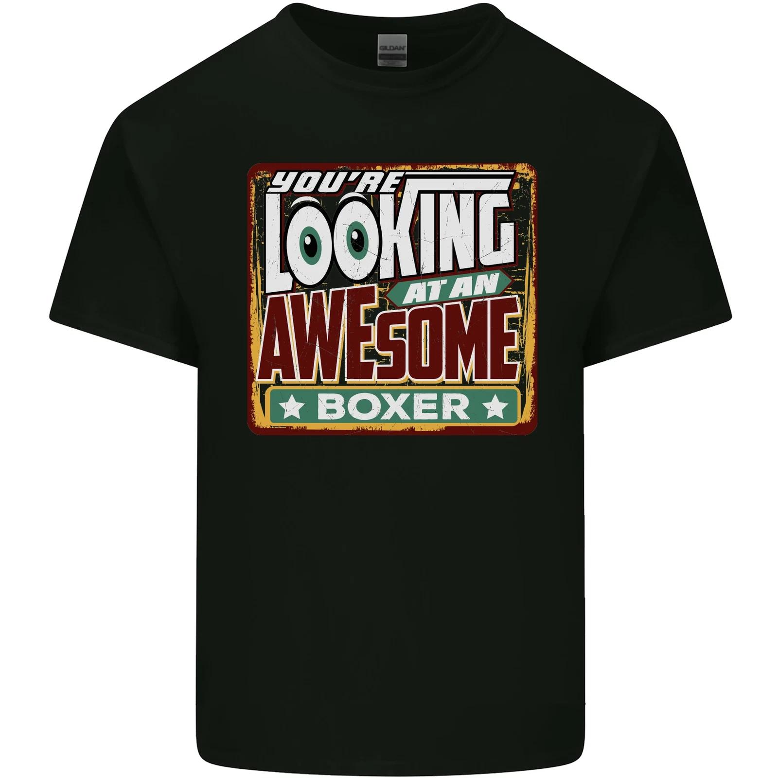 Youre Looking at an Awesome Boxer Boxing Kids T-Shirt Childrens 2XL