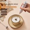 Kabelloser Milchaufschäumer, Handlicher Elektrischer Schneebesen, für Perfekten Cappuccino, Matcha, Hafermilch, Suppe, Eier, Tragbare Küche, Backwerkzeug, Geschenk für Kaffeeliebhaber