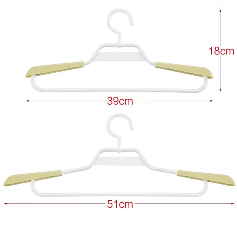 Camellia Retractable Anti-slip Clothes Hangers 8-Pack