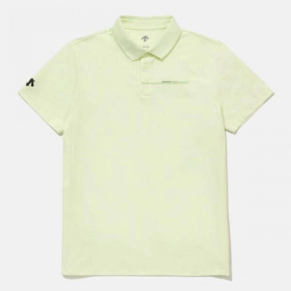 

DescenT ShorT Sleeve Tee Kqf Sp121Tps22 Lime Training Polo T shirT Lime 100