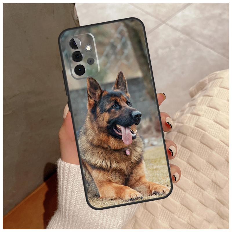 German Shepherd Dog For Samsung Galaxy A36 A56 A16 A26 A06 A52 A53 A33 A13 A34 A54 A14 A15 A35 A55 A22 A32 Case