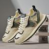 Hot Selling Beige Men's Casual Sneaker Fashion Patchwork Designer Shoes Men Low-cut Comfortable Chunky Sneaker Men Leisure Shoes