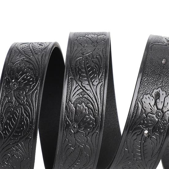 Bohemian Style Belt Synthetic Turquoise Buckle Belt Western Cowboy Cowgirl Belt Hip Hop Punk