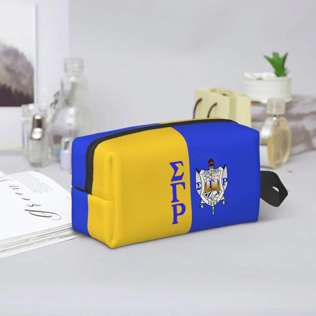 Sigma Gamma Rho 1922 Storage Bags Large Capacity Travel Toiletry Bag Women Girls Cosmetic Bags Men Waterproof Makeup Bag