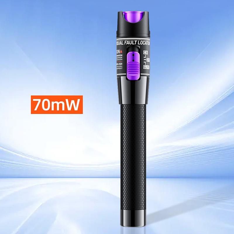 Localizador visual de falhas 5Mw-100Mw Ponteiro laser vermelho Ferramenta de teste de fibra óptica Testador de cabo de fibra óptica Interface universal Fc/Sc/St