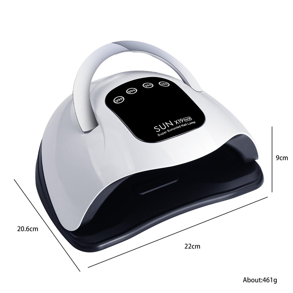 X19Max Manicure Light, High-Power 320W Nail Baking Light, Quick-Drying Nail Polish Glue Led Phototherapy Machine Manicure Light