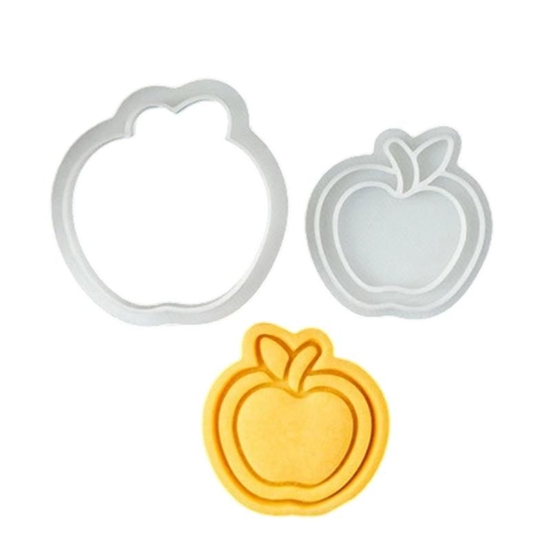 Educational Theme Plastic Cookie Cutters Molds School Cookie Stamps For Creative Baking With Children And Family Activity