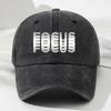 Stylish Unisex Retro Washed Cotton Cap, Versatile Casual Sun Protection Baseball Cap for Matching Streetwear Vintage Style Adjustable Cap