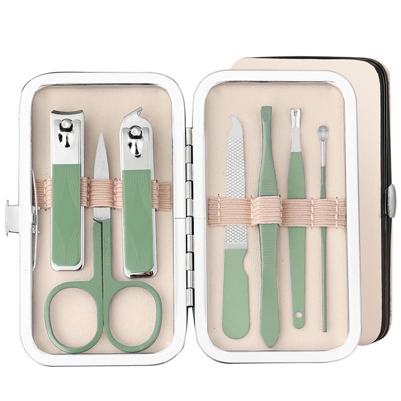 Qiao Lady 18-Piece Manicure Kit: Stainless Steel Nail Clippers, Nail File, and Hand Care Tools Set