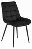 BERA Chair - Black Velvet / Black Legs X 1