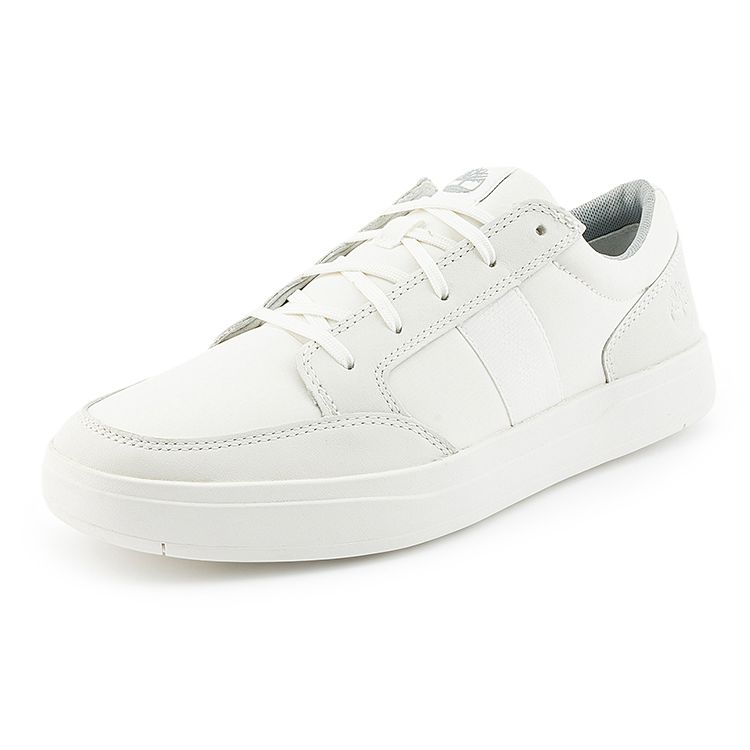 Timberland Men's Davis Square Oxford Sneaker White A5Z99W