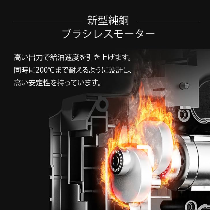 FOVNY Electric Grease Rechargeable 24V 12000PSI High Pressure 600CC Power Tool Kit Hand Grease Electric Cordless Grease Gun for Agricultural Marine