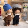 Potato Doll Mia: Vinyl Jointed Doll with Sweater, Overalls & Shoes Set