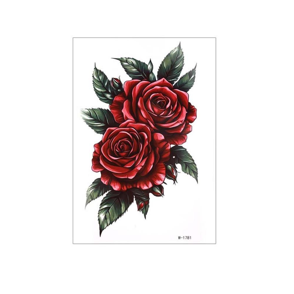 

Green Leaf Flower Temporary Tattoo Stickers Leopard Lion Snake 3D Texture Lion Snake Tattoo Stickers Long Lasting Personalized