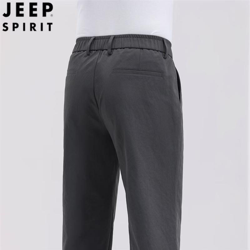 JEEP SPIRIT Men's 2026 Spring/Summer Loose Straight Casual Pants