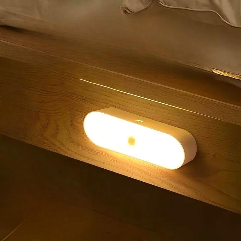1PC Mini Indoor Light with Motion Sensor Smart Magnetic Lamp Portable Night Light for Bedroom Bedside Wall Kid Room Living Room