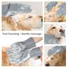 Pet Cleaning Gloves, Anti-Slip Pet Grooming Gloves, Silicone Soft Tooth Bathing Massaging Gloves, Multipurpose Glove for Pet Care And Household