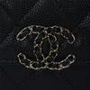 Chanel 23P SS Calfskin Clutch Small Women's Black AP3236-B10307-94305