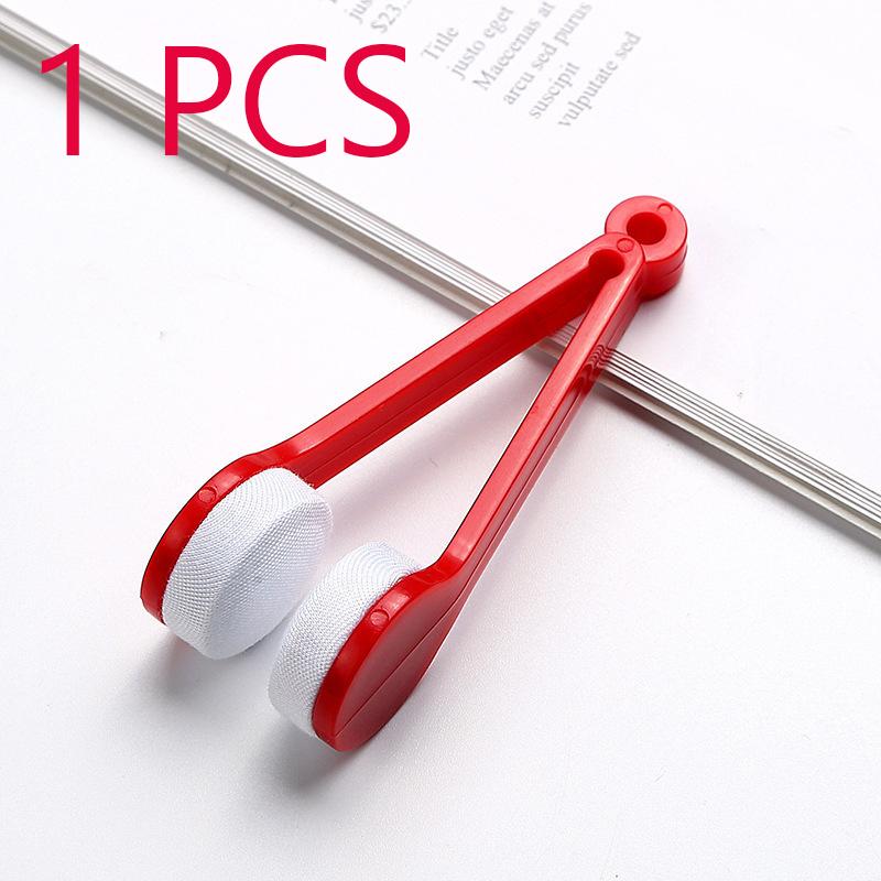 Practical Portable Glasses Cleaning Rub Eyeglass Sunglasses Spectacles Microfiber Cleaner Brushes Wiping Tools Mini