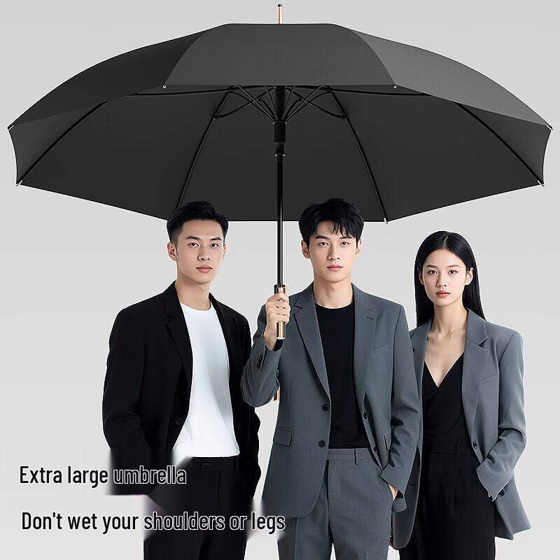 ZUODU Extra Large Long Handle Straight Umbrella
