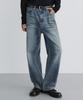 Beulaendideu Extra Wide Denim Pants [Sand Blue]