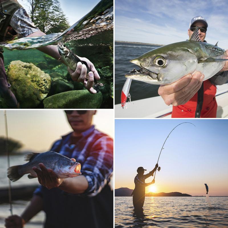 Portable  Telescopic Fishing Rod and Fishing Reel Combos Full Kit for Saltwater Freshwater Fish Pole and Fishing Reel Set