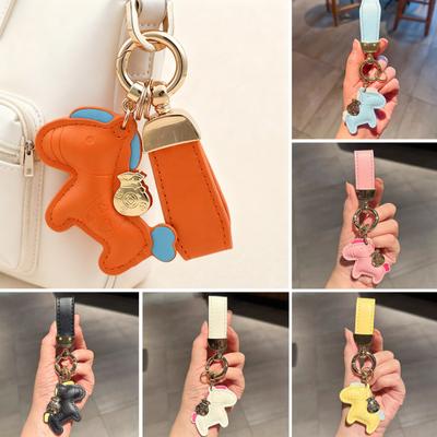 Auto-Schlüsselanhänger Jahr des Pferdes Anhänger Dekorativer Schlüsselanhänger Rucksäcke Handtaschen Handy
