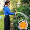 Kit Retrattile per Irrigazione da Giardino 7-in-1 Set per Lavaggio Auto Tubo dell'Acqua ad Alta Pressione Pulizia Esterna