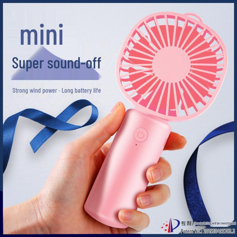Mini Portable USB Handheld Desktop Fan for Office & Student - Rechargeable Small Electric Gift Fan