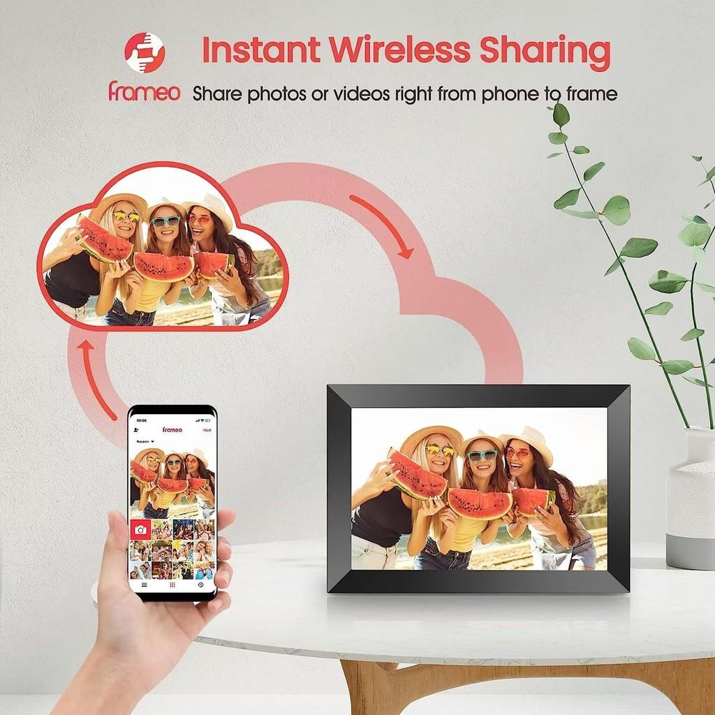 10.1 Inch WiFi Digital Photo Frame IPS Touch Screen Cloud Picture Frame Touch Video Player Remote Push Electronic Album