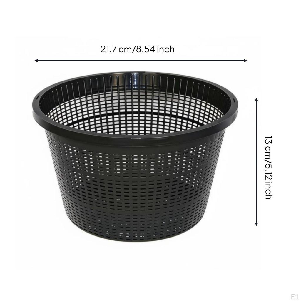 8.5 Inch Aquatic Plant Basket Promotes Underground Growth Round Soilless Cultivation Mesh Pot
