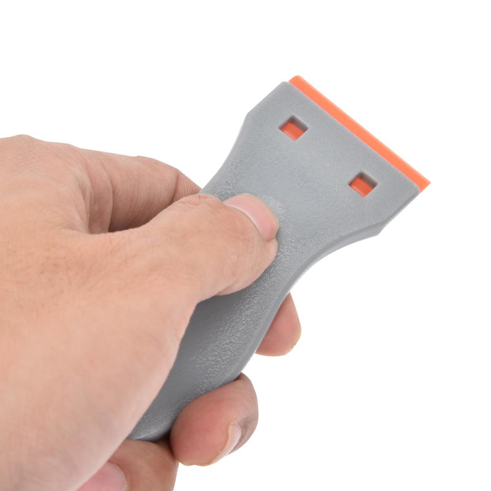 Phone LCD Glue Adhesive Remover Scraper UV OCA Cleaning Tool & 10 Double Edged Razor Blades