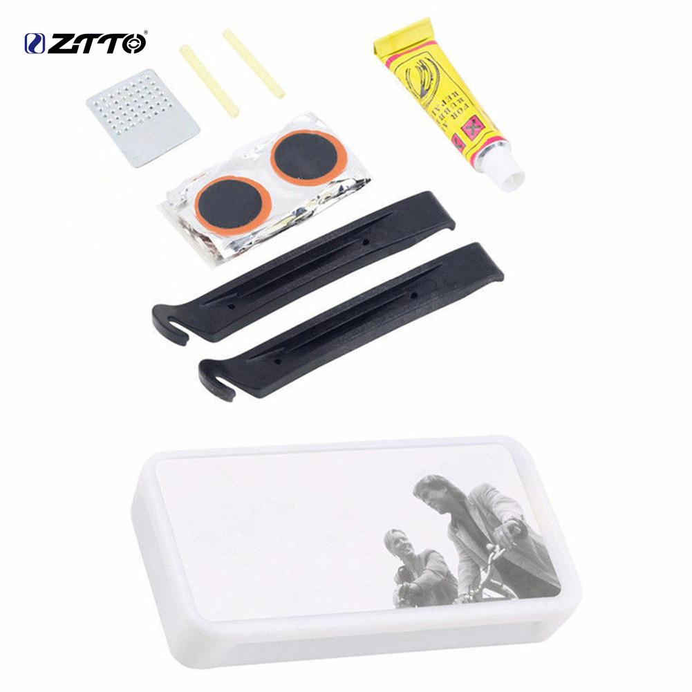 ZTTO MTB Bike Bicycle Tyre Pry Bar Levers Patch Glue Tire Repair Tool Accessory Kit