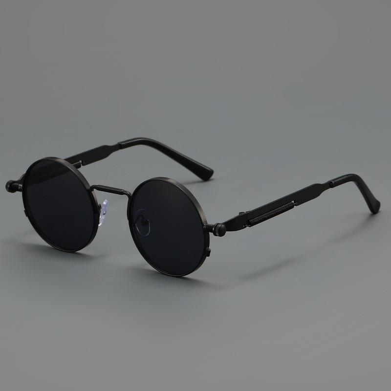 Neue Klassische Retro Runde Rahmen Myopie Sonnenbrille Steampunk Stil Sonnenbrille Hohe Definition Brillen Dioptrien 0 Bis -4.0