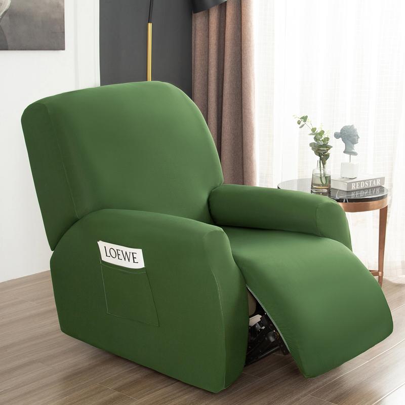 4 Stück wasserdichter Liegesofabezug für Wohnzimmer, elastischer Liegestuhlbezug, Schutz für Lazy Boy Relax-Sesselbezug