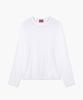 PSSHOPPER Layered Inner Cropped Long Sleeve T-Shirt [White]