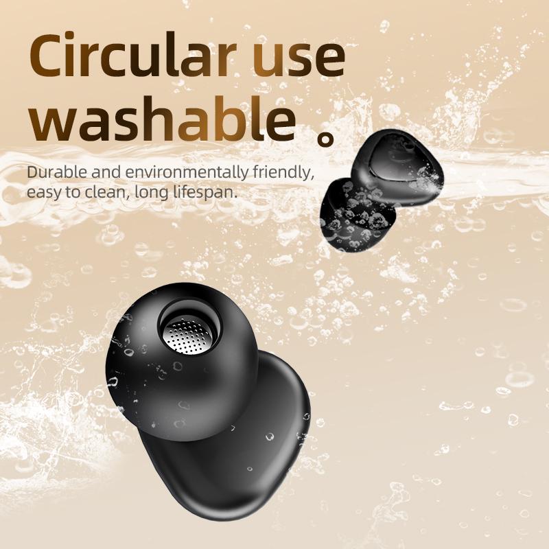 Explosive New Reusable Silicone Noise Reduction Earplugs-Eco-friendly Lightweight Intrinsically Safe for Sleeping