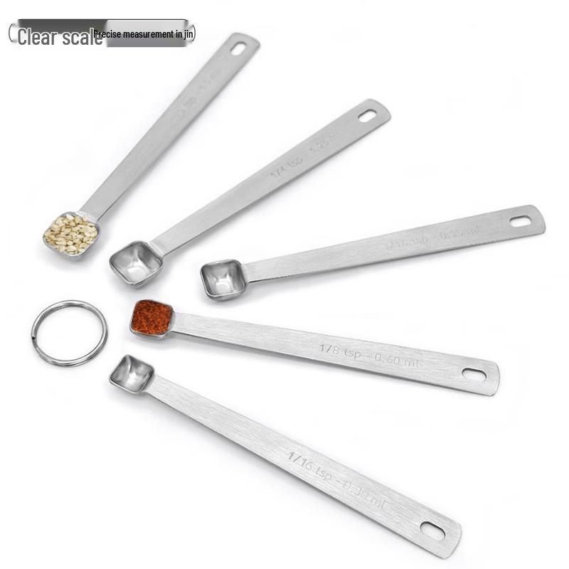 Stainless Steel Mini Measuring Spoon Set, 5-Piece