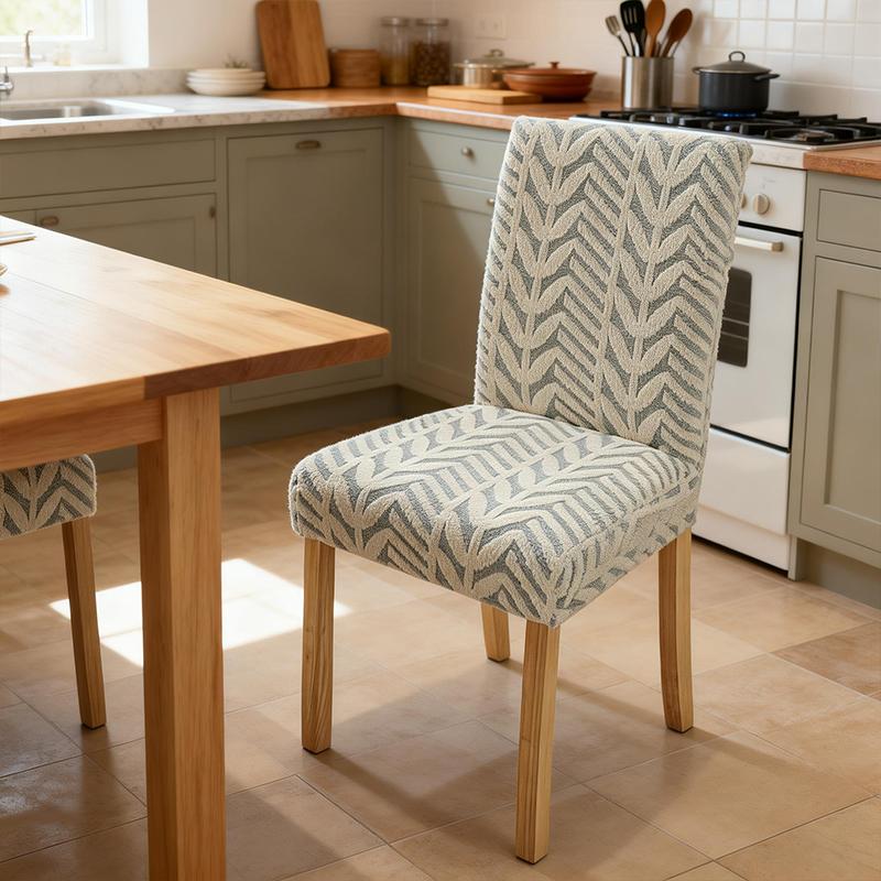 1PC Jacquard Craft Elegant Home Decor Comfortable Cable Knit Pattern Non-slip High Stretch Stain Resistant Multi-Color