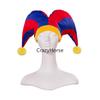 Det Fantastiske Digitale Freak Cirkus Pomni Cosplay Kostume Kvinder Mænd Caine Tegneserie Uniform Hat Handsker Outfit Halloween Jorker Fest