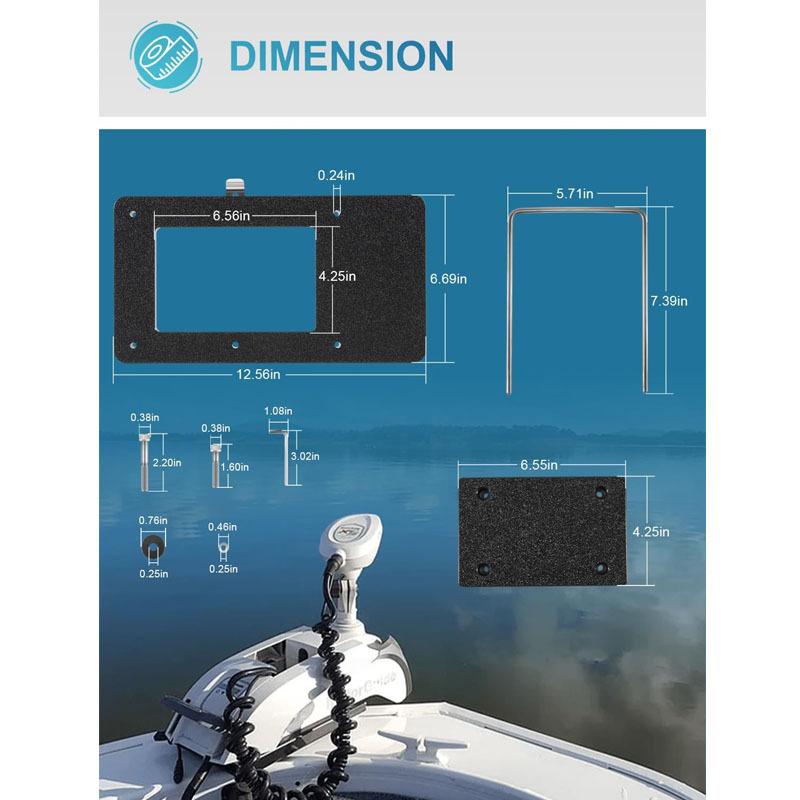 8M0120717 Xi Series Trolling Motor Quick-Release Mounting Bracket Kit for Bow Mounted MotorGuide Xi Series Trolling Motors