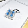 Decompresie 3-Cheie PC complet transparent buton de decompresie tastatură mecanică Flash Pinch buton de decompresie breloc