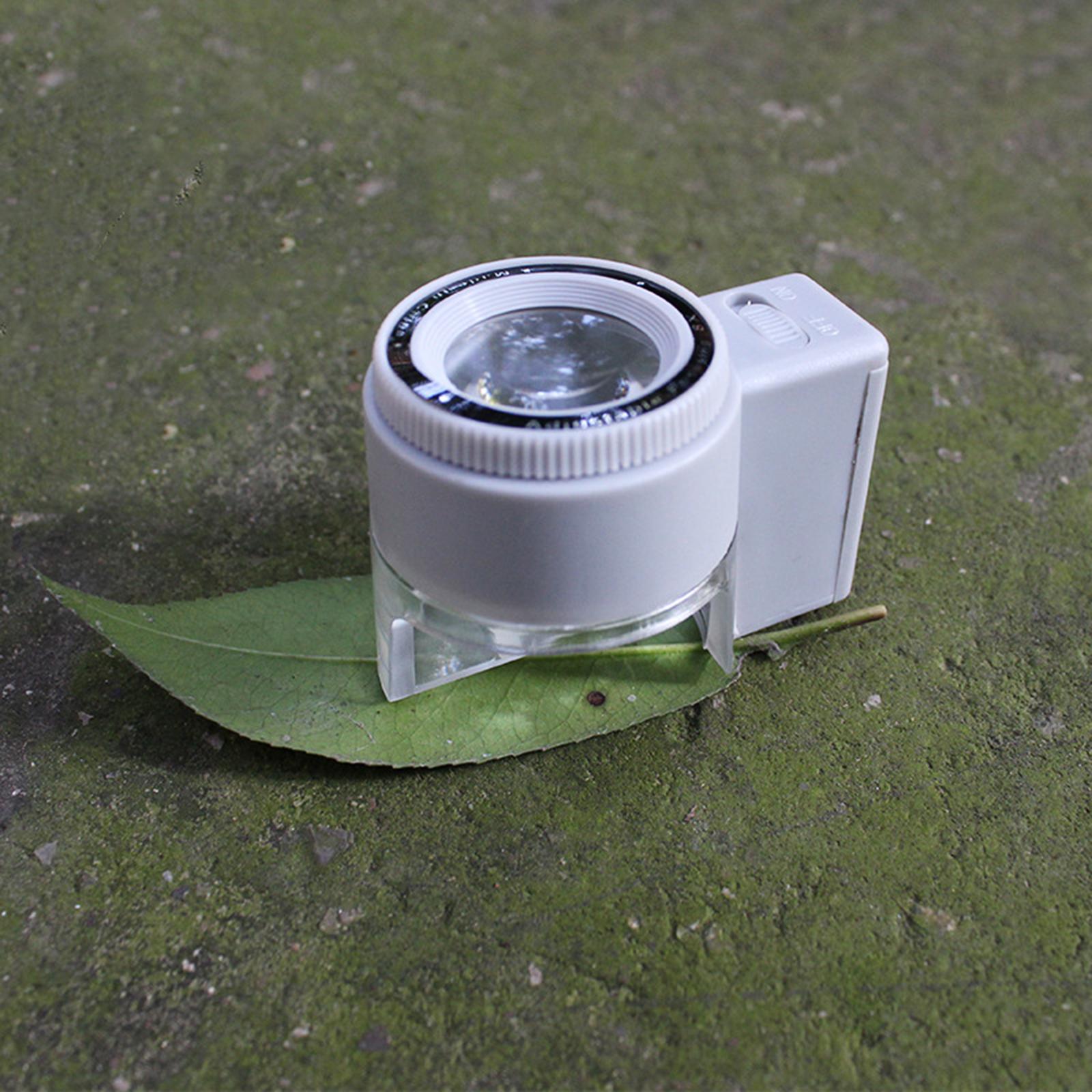 

Оновіть збільшувальне скло зі світлодіодним підсвічуванням, освітленою лупою зі шкалою для людей похилого віку, які читають перевірку монет