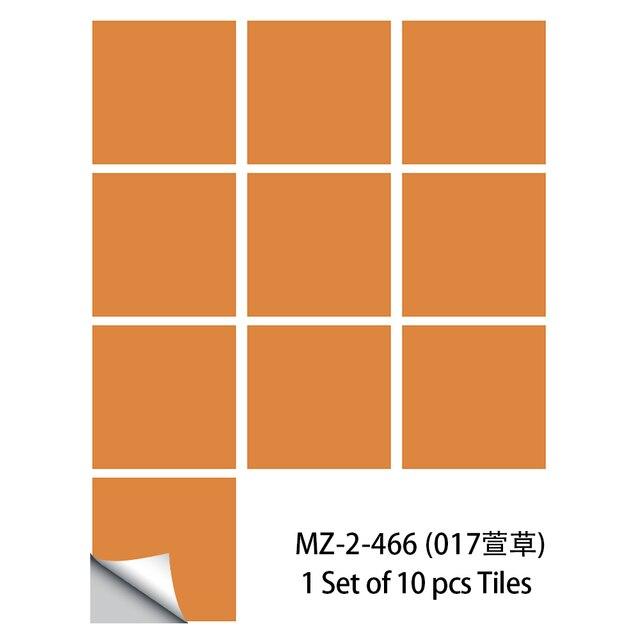 10ks Jednobarevná samolepka s diamantovými černými dlaždicemi Kuchyňský backsplash Olejotěsná skříňka na odlupování a lepení Vodotěsné umělecké samolepky na zeď