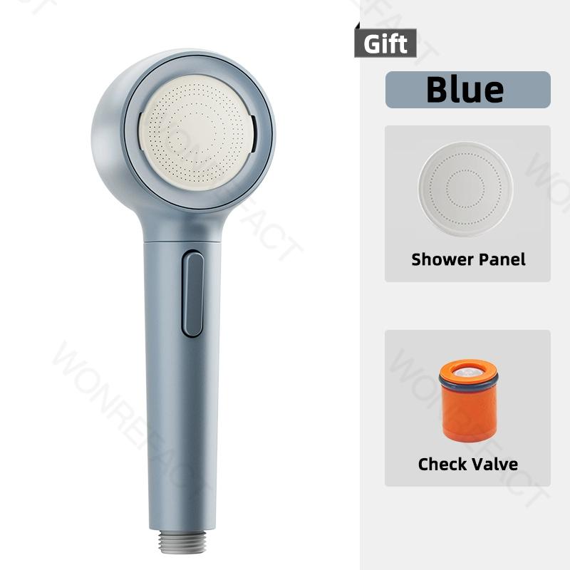 Shower Head 2 Modes High Pressure Shower Heads With Handheld Detachable Filtered Showerhead Bathroom Accessories