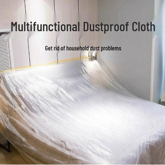 

**Disposable Dustproof Cloth: Furniture Protection Film for Home Renovation** Without Positioning Tape