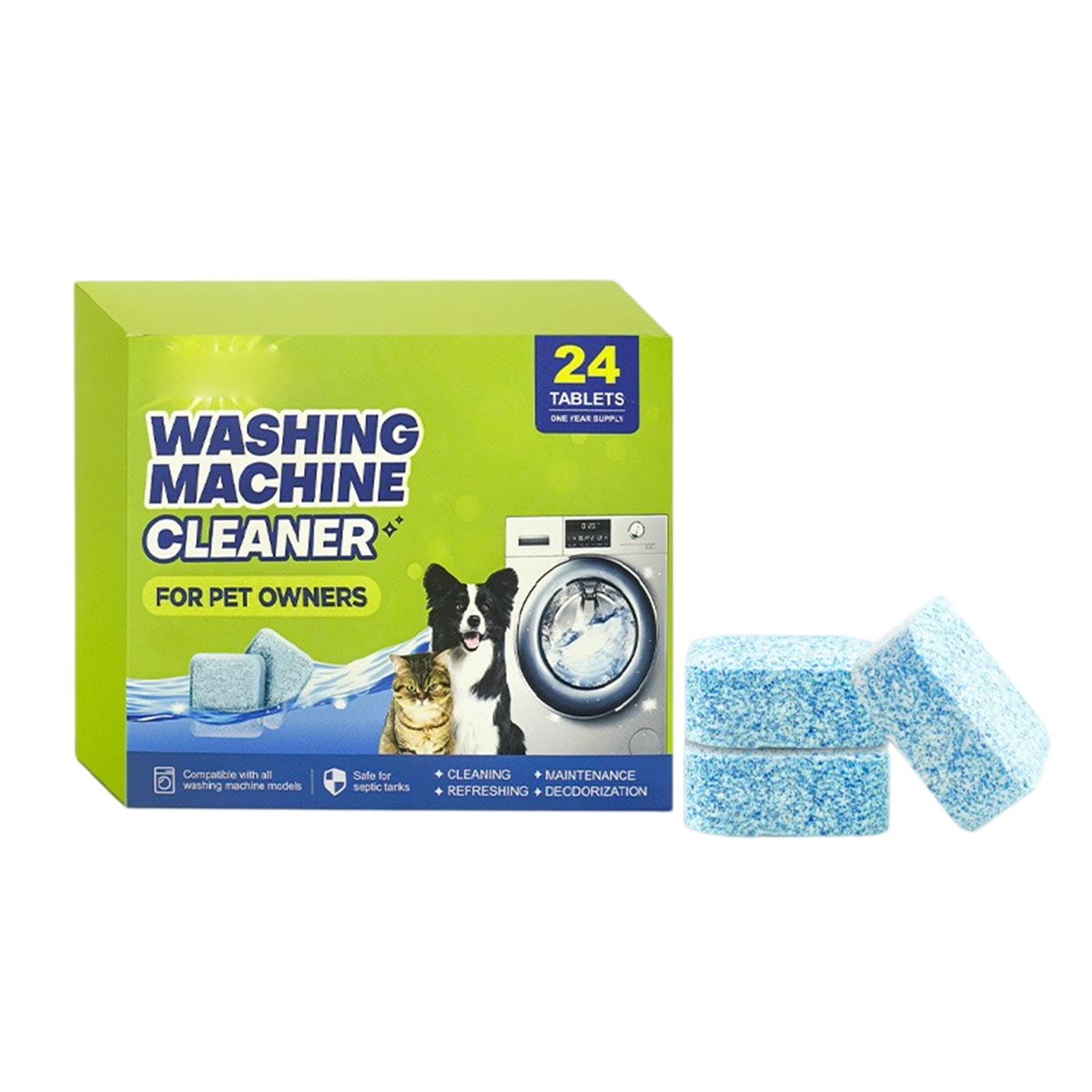 

Washing Machine Cleaning Tablets, Powerful Descaling, Sterilization And Disinfection Fully Automatic Drum. One Size зелений